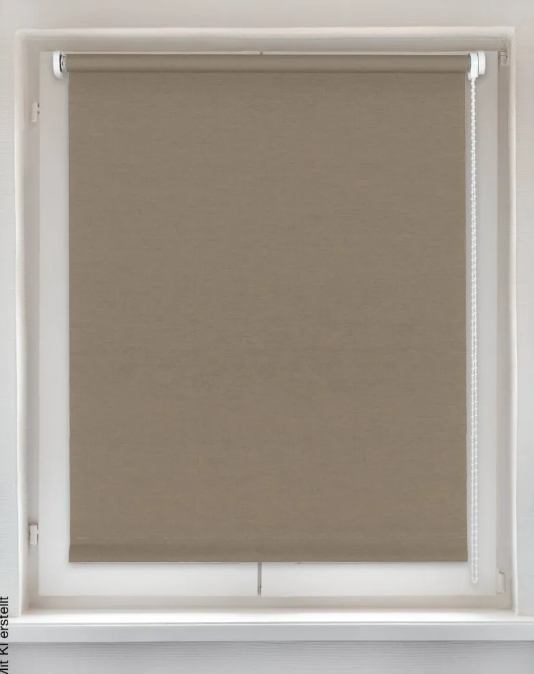 Sensation Klemmrollo Champion taupe B/L: ca. 45x150 cm