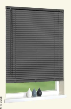 Sensation PVC-Jalousie anthrazit B/L: ca. 40x130 cm