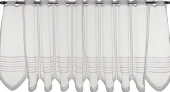 Sensation Scheibengardine weiß B/L: ca. 145x45 cm