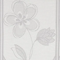 Sensation Scheibengardine weiß B/L: ca. 145x45 cm