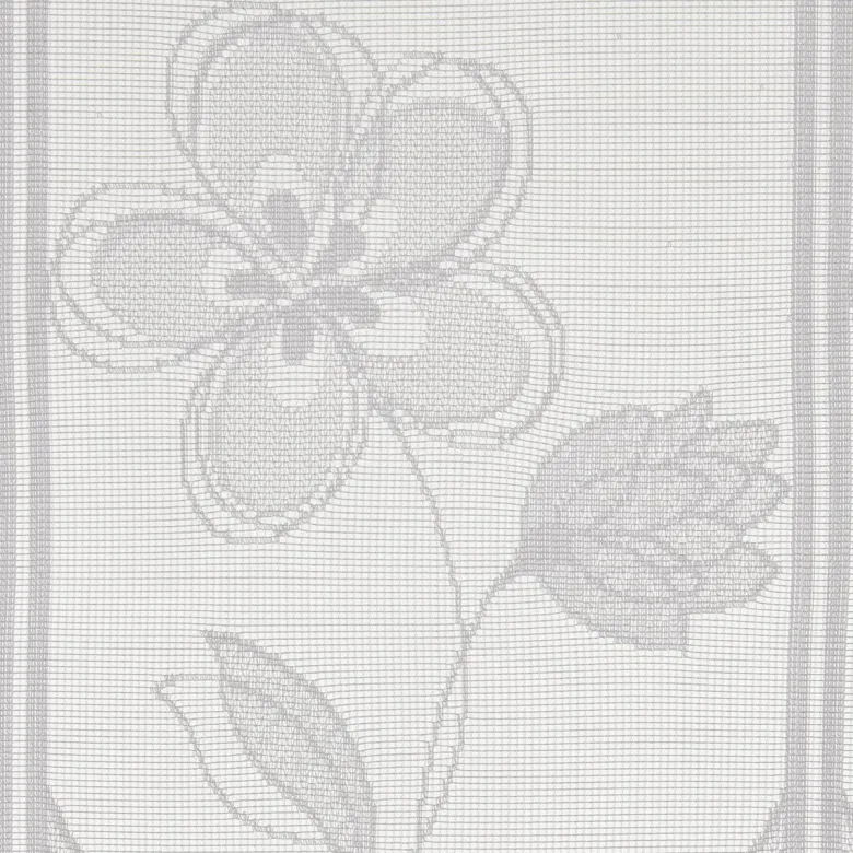 Sensation Scheibengardine weiß B/L: ca. 145x45 cm