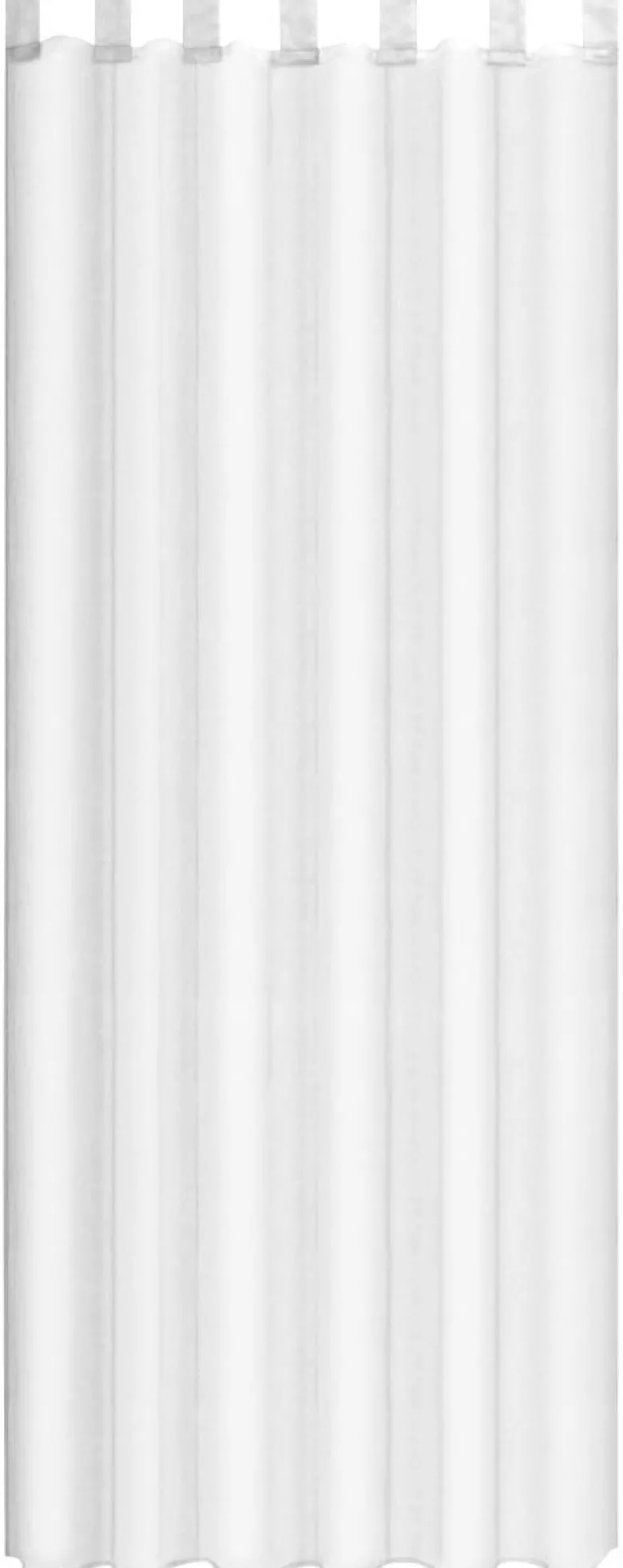 Sensation Schlaufenvorhang Look weiß B/L: ca. 140x235 cm