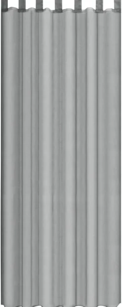 Sensation Schlaufenvorhang Look silber B/L: ca. 140x235 cm