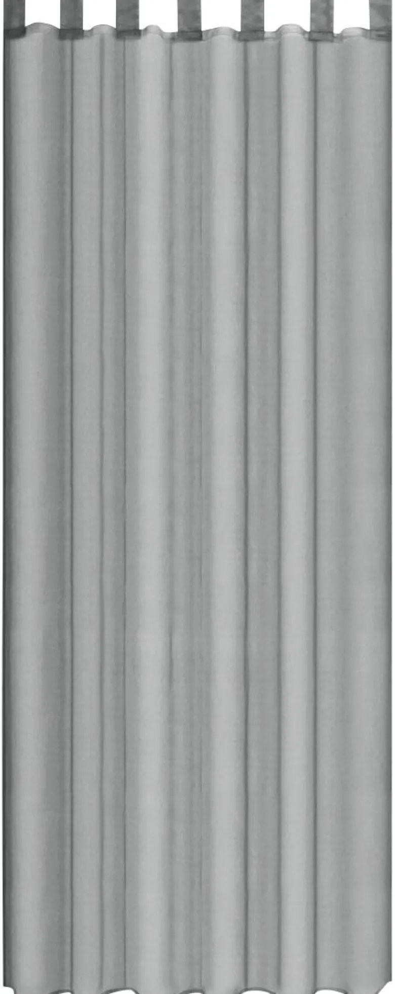 Sensation Schlaufenvorhang Look silber B/L: ca. 140x235 cm