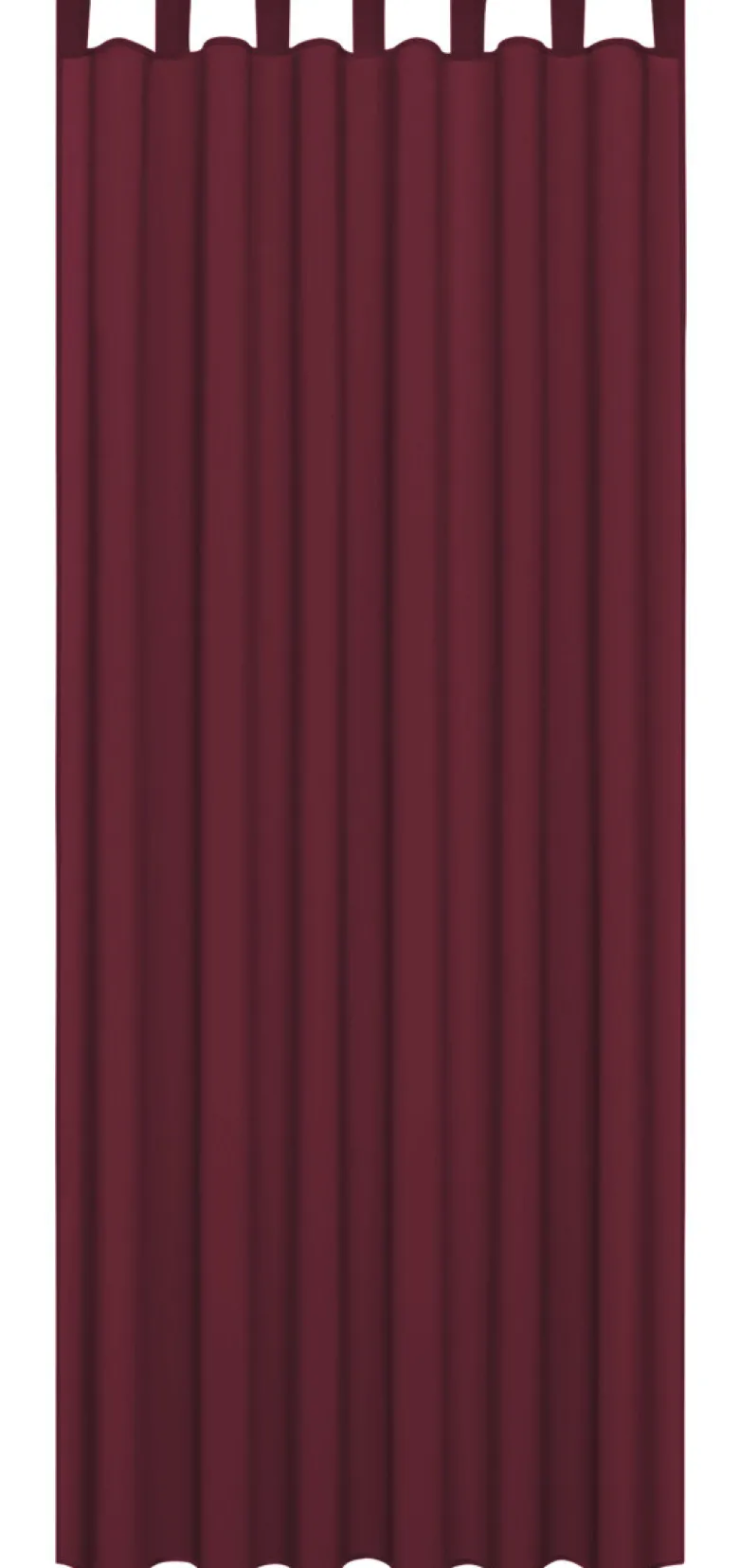 Sensation Schlaufenvorhang Look burgund B/L: ca. 140x235 cm