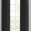 Sensation Schlaufenvorhang Look schwarz B/L: ca. 140x235 cm