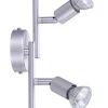 Sensation Spot 4-flg. Mundo silber Metall L: ca. 50 cm GU10 4 Brennstellen