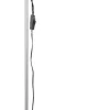 Sensation Stehlampe Biro Promo silber weiß Metall Kunststoff H: ca. 180 cm E27 2 Brennstellen