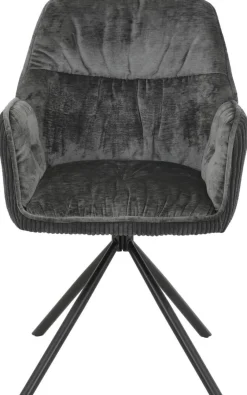 Sessel Amira, 2er-Set anthrazit B/H/T: ca. 56x89x61 cm