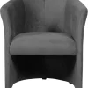 Sessel anthrazit Microfaser B/H/T: ca. 69x77x70 cm
