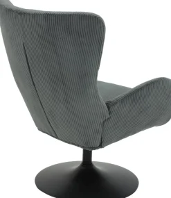 Sessel Samos dunkelgrau Microfaser B/H/T: ca. 72x96x81 cm