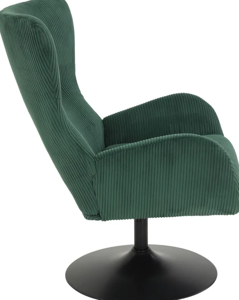 Sessel Samos grün Microfaser B/H/T: ca. 72x96x81 cm