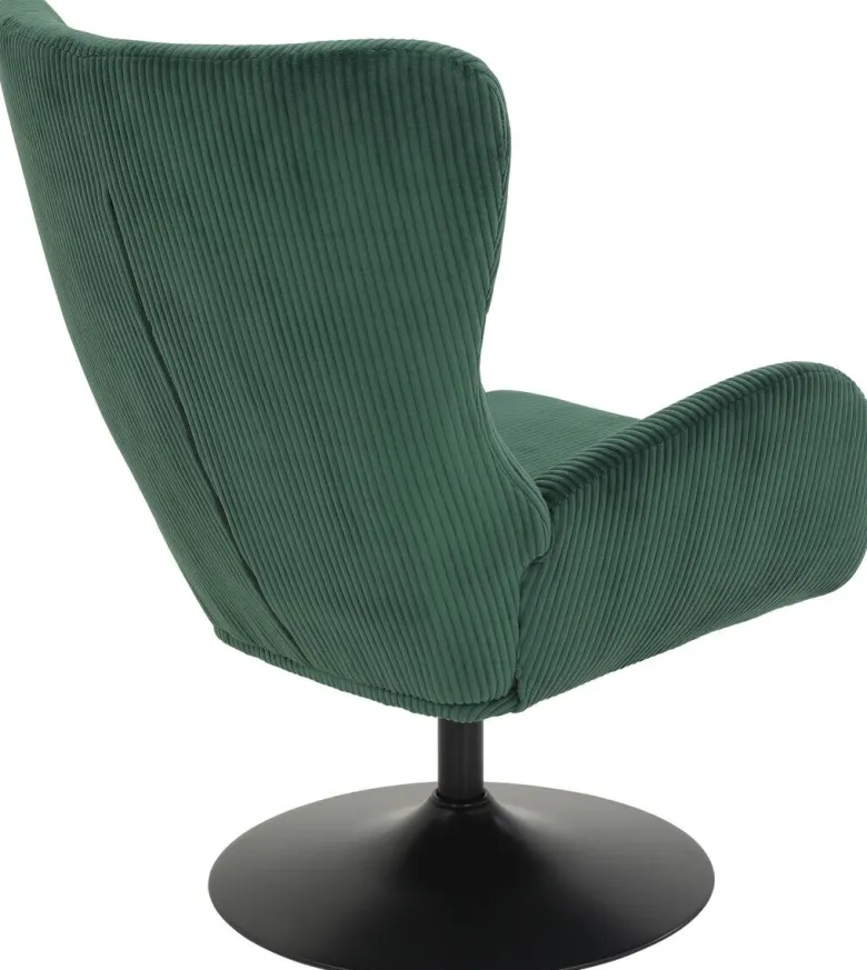 Sessel Samos grün Microfaser B/H/T: ca. 72x96x81 cm