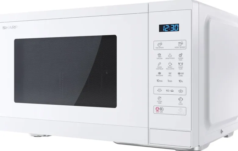 Sharp Mikrowelle mit Grill YC-MG252AE-C weiß Kunststoff B/H/T: ca. 47,2x28x34,5 cm