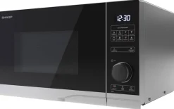 Sharp Mikrowelle YC-PS254AE-S silber Glas B/H/T: ca. 48,3x28,1x40,3 cm
