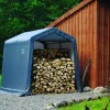 ShelterLogic Foliengerätehaus 5,76m² B/H/T: ca. 240x240x240 cm