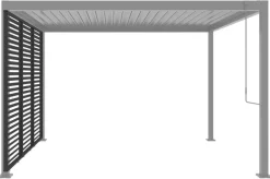 Sichtschutz anthrazit Aluminium B/H/L: ca. 6x226x93 cm