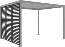Sichtschutz anthrazit Aluminium B/H/L: ca. 6x226x93 cm