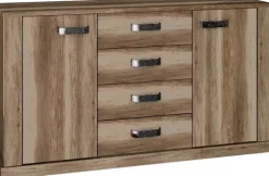 Sideboard Aalborg Oak Monument Nachbildung Spanplatte B/H/T: ca. 159x86x40 cm