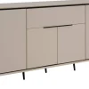 Sideboard Arona sand schwarz B/H/T: ca. 175x90x38 cm