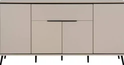 Sideboard Arona sand schwarz B/H/T: ca. 175x90x38 cm
