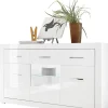 Sideboard Bianco weiß weiß Hochglanz B/H/T: ca. 164x97x42 cm