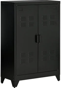Sideboard 838-148BK schwarz B/H/T: ca. 75x110x33 cm