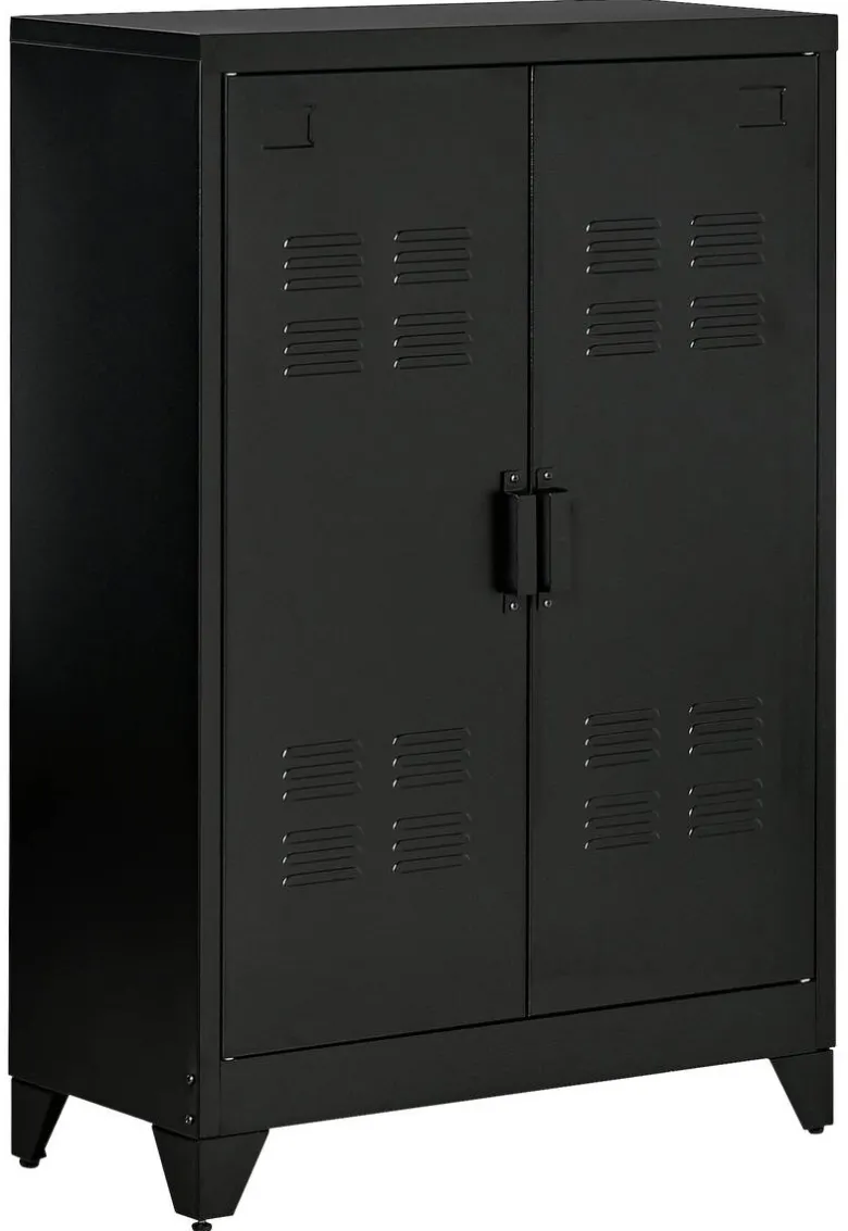 Sideboard 838-148BK schwarz B/H/T: ca. 75x110x33 cm