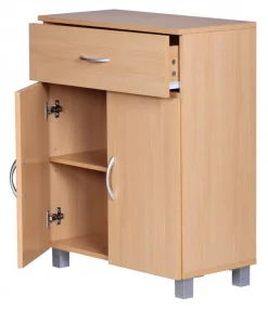 Sideboard buche Nachbildung silber B/H/T: ca. 60x75x30 cm
