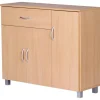 Sideboard buche Nachbildung silber B/H/T: ca. 90x75x30 cm