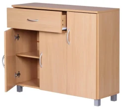 Sideboard buche Nachbildung silber B/H/T: ca. 90x75x30 cm