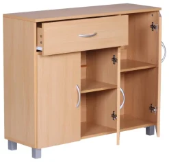 Sideboard buche Nachbildung silber B/H/T: ca. 90x75x30 cm