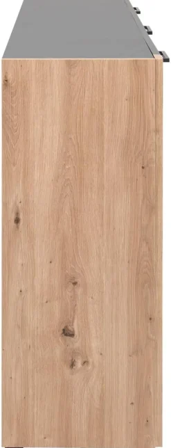 Sideboard Cento anthrazit Eiche Artisan Oak Nachbildung