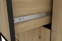 Sideboard FARO Eiche schwarz B/H/T: ca. 140x84x40 cm