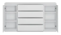 Sideboard Fribo Alpinweiß Spanplatte B/H/T: ca. 165x93x40 cm