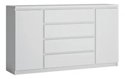 Sideboard Fribo Alpinweiß Spanplatte B/H/T: ca. 165x93x40 cm