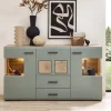 Sideboard Fun Plus 2 salbei Oak Eiche Viking Nachbildung B/H/T: ca. 170x94x42 cm
