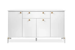 Sideboard Izmir weiß Kupfer B/H/T: ca. 158x90x36 cm