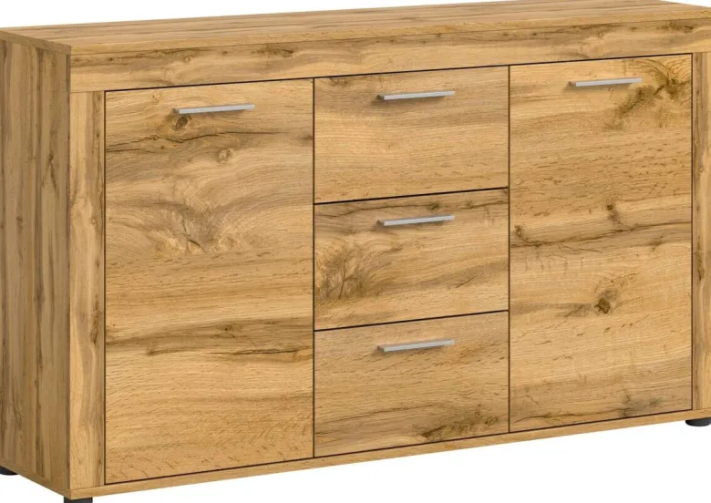 Sideboard Jam Eiche Wotan Nachbildung B/H/T: ca. 125x80x35 cm