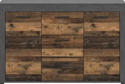 Sideboard Jam Matera Nachbildung Old Wood Nachbildung B/H/T: ca. 80x125x35 cm