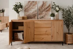 Sideboard Korsika Eiche Artisan Nachbildung B/H/T: ca. 170x87x40 cm
