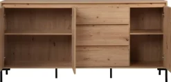 Sideboard Korsika Eiche Artisan Nachbildung B/H/T: ca. 170x87x40 cm