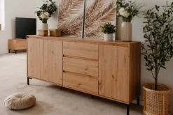 Sideboard Korsika Eiche Artisan Nachbildung B/H/T: ca. 170x87x40 cm