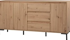 Sideboard Korsika Eiche Artisan Nachbildung B/H/T: ca. 170x87x40 cm