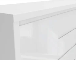 Sideboard Larios weiß matt weiß glänzend B/H/T: ca. 143x91x40 cm