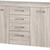 Sideboard Lorenzo Eiche Sonoma Nachbildung B/H/T: ca. 160x85x44 cm