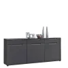 Sideboard Mailand anthrazit matt MDF B/H/T: ca. 192x83x40 cm