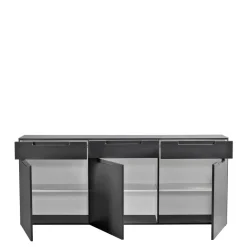 Sideboard Mailand anthrazit matt MDF B/H/T: ca. 192x83x40 cm