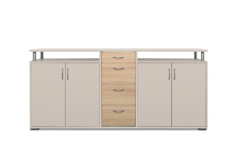 Sideboard Maximo Kaschmir Rivera Eiche Nachbildung B/H/T: ca. 208x94x38 cm
