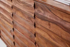 Sideboard natur beschichtet schwarz lackiert B/H/T: ca. 150x81x41 cm